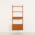 25421 Poul Cadovius teak wall unit with expository shelf for Cado, Denmark 1960s-7