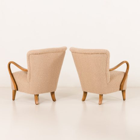 23440 Alfred Christensen pair of two armchairs, Denmark 1950s-7 23440 Alfred Christensen pair of two armchairs, Denmark 1950s-7