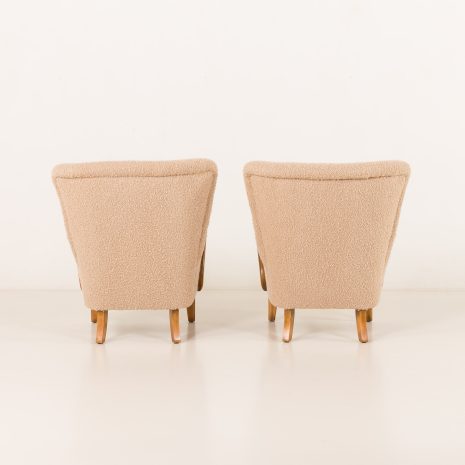 23440 Alfred Christensen pair of two armchairs, Denmark 1950s-8 23440 Alfred Christensen pair of two armchairs, Denmark 1950s-8
