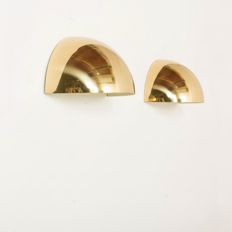 24138.1 Italiian Spac Age brass wall scones, set of 2-4.jpg 24138.1 Italiian Spac Age brass wall scones, set of 2-4.jpg