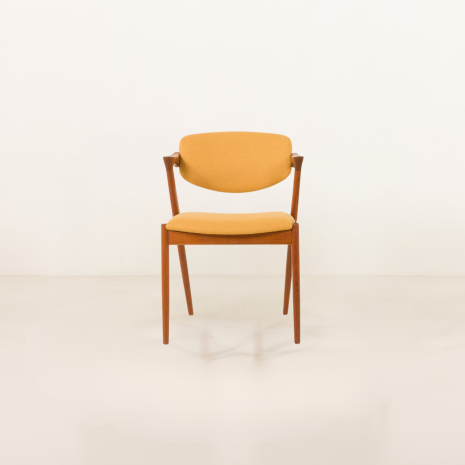 25193.2 Kai Kristiansen model 42 chair in teak, Denamrk 1960s _2 vintage chair by Kai Kristiansen