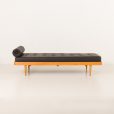 25326 Danish mid century Daybed in black leather, 1960s-3