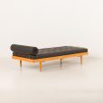 25326 Danish mid century Daybed in black leather, 1960s-4