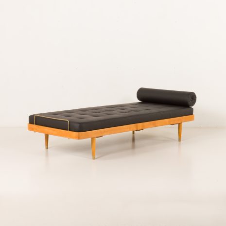 25326 Danish mid century Daybed in black leather, 1960s-7 25326 Danish mid century Daybed in black leather, 1960s-7