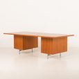 25359 Danish mid century teak extra large executive desk, 1970s-11