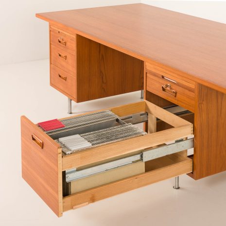 25359 Danish mid century teak extra large executive desk, 1970s-17 25359 Danish mid century teak extra large executive desk, 1970s-17