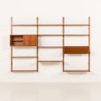 25366 preben 3bay teak Wall unit-6
