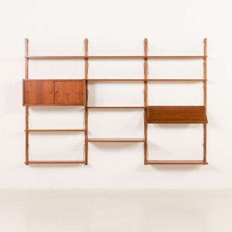25366 preben 3bay teak Wall unit-7 25366 preben 3bay teak Wall unit-7