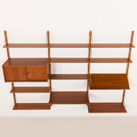 25366 preben 3bay teak Wall unit-8 25366 preben 3bay teak Wall unit-8