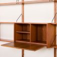 25399 Danish mid century teak wall unit in the style of Poul Cadovius, 1960s-10