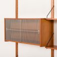 25399 Danish mid century teak wall unit in the style of Poul Cadovius, 1960s-11