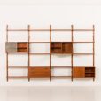 25399 Danish mid century teak wall unit in the style of Poul Cadovius, 1960s-6