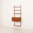 25400 Scandinavian teak wall unit with a secretaire, 1970s-3