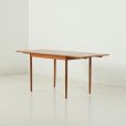 25402 Small Danish teak drop leaf table, 1960s-04