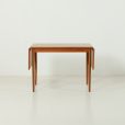 25402 Small Danish teak drop leaf table, 1960s-05