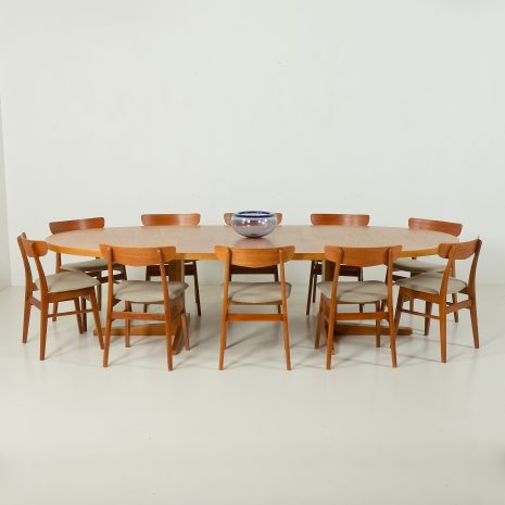 25403 Danish extra large oak extension oval table attr. to Skovby, 1970s-02 25403 Danish extra large oak extension oval table attr. to Skovby, 1970s-02