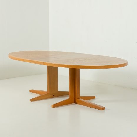 25403 Danish extra large oak extension oval table attr. to Skovby, 1970s-07 25403 Danish extra large oak extension oval table attr. to Skovby, 1970s-07