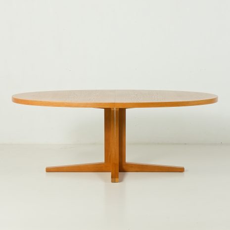 25403 Danish extra large oak extension oval table attr. to Skovby, 1970s-09 25403 Danish extra large oak extension oval table attr. to Skovby, 1970s-09