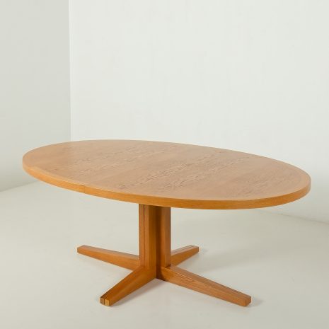 25403 Danish extra large oak extension oval table attr. to Skovby, 1970s-11 25403 Danish extra large oak extension oval table attr. to Skovby, 1970s-11