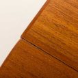 25405 CJ Rosengaarden Teak Expandable Dining Table with 3 extra leaves, Denmark, 1960s-11