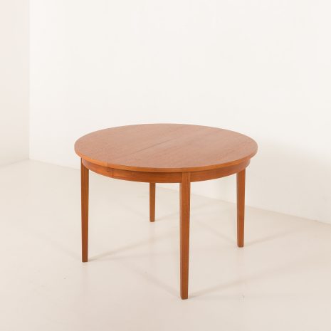 25405 CJ Rosengaarden Teak Expandable Dining Table with 3 extra leaves, Denmark, 1960s-14 25405 CJ Rosengaarden Teak Expandable Dining Table with 3 extra leaves, Denmark, 1960s-14