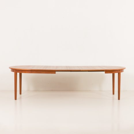 25405 CJ Rosengaarden Teak Expandable Dining Table with 3 extra leaves, Denmark, 1960s-3 25405 CJ Rosengaarden Teak Expandable Dining Table with 3 extra leaves, Denmark, 1960s-3