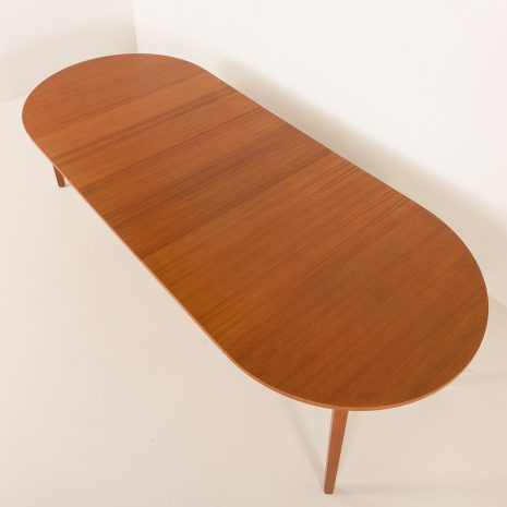 25405 CJ Rosengaarden Teak Expandable Dining Table with 3 extra leaves, Denmark, 1960s-4 25405 CJ Rosengaarden Teak Expandable Dining Table with 3 extra leaves, Denmark, 1960s-4