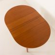 25405 CJ Rosengaarden Teak Expandable Dining Table with 3 extra leaves, Denmark, 1960s-6