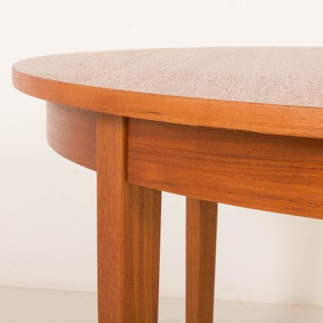 25405 CJ Rosengaarden Teak Expandable Dining Table with 3 extra leaves, Denmark, 1960s-8 25405 CJ Rosengaarden Teak Expandable Dining Table with 3 extra leaves, Denmark, 1960s-8