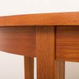 25405 CJ Rosengaarden Teak Expandable Dining Table with 3 extra leaves, Denmark, 1960s-9