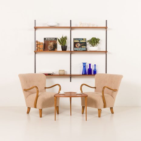 25412 Kai Kristiansen shelving unit, set of 6 shelves, FM Mobler, Denmark 1960s-1 25412 Kai Kristiansen shelving unit, set of 6 shelves, FM Mobler, Denmark 1960s-1