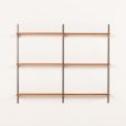 25412 Kai Kristiansen shelving unit, set of 6 shelves, FM Mobler, Denmark 1960s-5