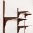 25415 Poul Cadovius rosewood wall unit with a desk for Cado, Denmark 1960s-12