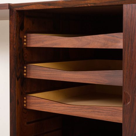 25415 Poul Cadovius rosewood wall unit with a desk for Cado, Denmark 1960s-17 25415 Poul Cadovius rosewood wall unit with a desk for Cado, Denmark 1960s-17