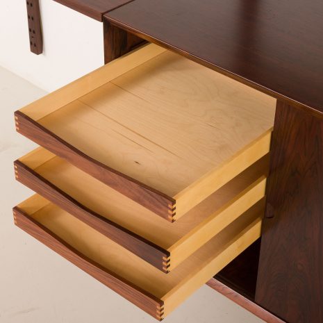 25415 Poul Cadovius rosewood wall unit with a desk for Cado, Denmark 1960s-20 25415 Poul Cadovius rosewood wall unit with a desk for Cado, Denmark 1960s-20