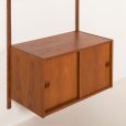 25416 Danish mid century teak one bay wall unit, 1960s-14