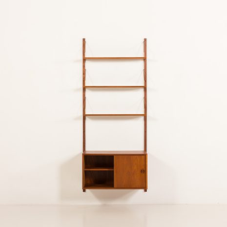 25416 Danish mid century teak one bay wall unit, 1960s-6 25416 Danish mid century teak one bay wall unit, 1960s-6