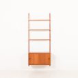 25416 Danish mid century teak one bay wall unit, 1960s-7