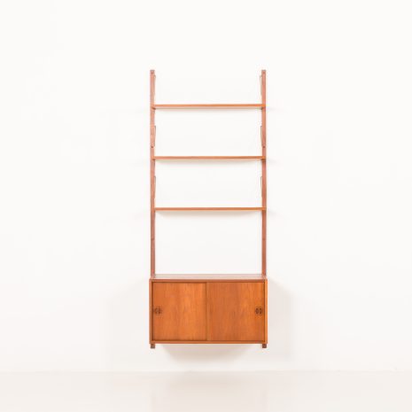 25416 Danish mid century teak one bay wall unit, 1960s-7 25416 Danish mid century teak one bay wall unit, 1960s-7