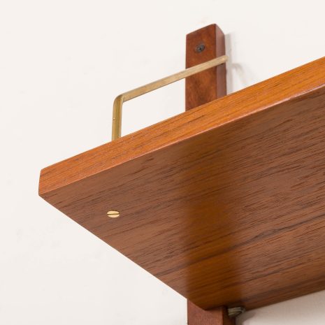 25416 Danish mid century teak one bay wall unit, 1960s-9 25416 Danish mid century teak one bay wall unit, 1960s-9