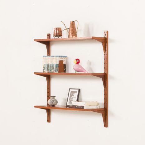 Regał projektu Poula Cadoviusa, zestaw 3 półek, Cado, lata 60.