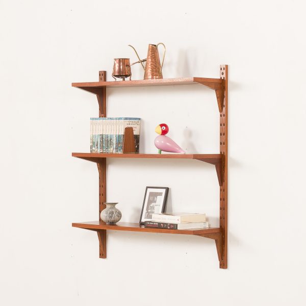 Regał projektu Poula Cadoviusa, zestaw 3 półek, Cado, lata 60.