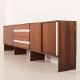 25424 Ico Parisi Rosewood sideboard for MIM, Rome, Italy 1960s-12