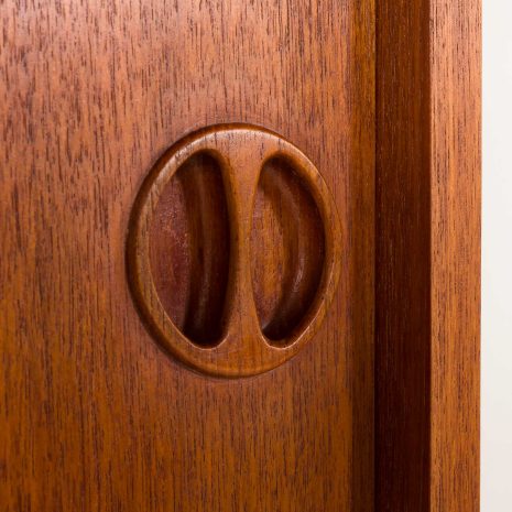 25426 Danish mid century 2 bay teak wall unit , 1960s-9 25426 Danish mid century 2 bay teak wall unit , 1960s-9