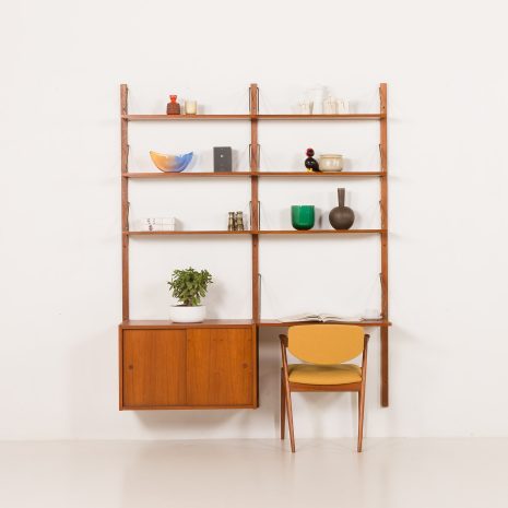 teak wall unit