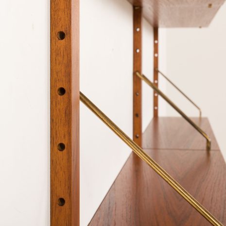 25427 Danish mid century wall unit with a desk shelf, 1960s-12 25427 Danish mid century wall unit with a desk shelf, 1960s-12