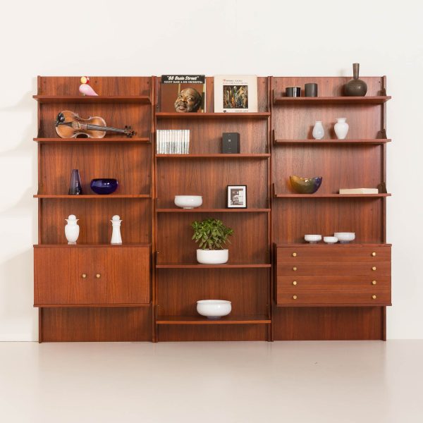 teak wall unit