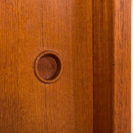 25429 PS System teak 3 bay wall unit with expository shelf, Randers, Denmark, 1960s-10 25429 PS System teak 3 bay wall unit with expository shelf, Randers, Denmark, 1960s-10