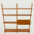 25439 Sacaninavian teak wall unit in the style of Poul Cadovius, 1970s-05