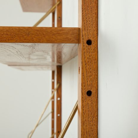 25439 Sacaninavian teak wall unit in the style of Poul Cadovius, 1970s-08 25439 Sacaninavian teak wall unit in the style of Poul Cadovius, 1970s-08